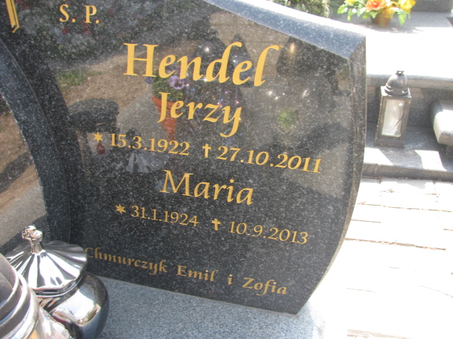Jerzy Hendel 1922 Zabrze Kończyce - Grobonet - Wyszukiwarka osób pochowanych