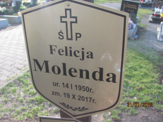 Ireneusz Molenda 1944 Zabrze Kończyce - Grobonet - Wyszukiwarka osób pochowanych