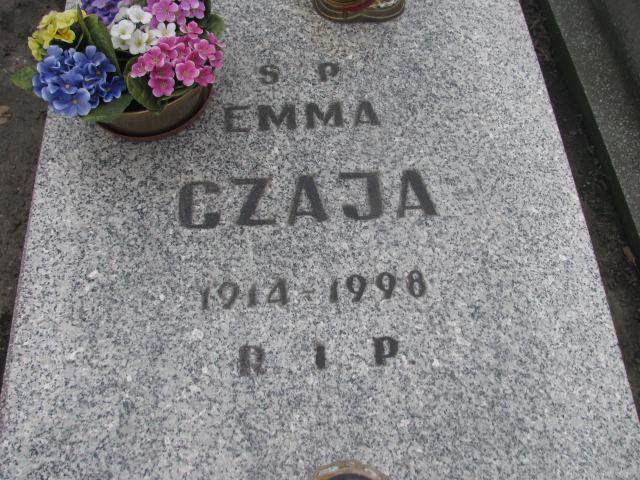 Emma Czaja 1914 Zabrze Kończyce - Grobonet - Wyszukiwarka osób pochowanych