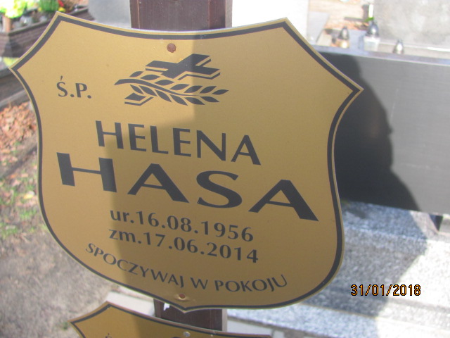 Józef Hasa 1946 Zabrze Kończyce - Grobonet - Wyszukiwarka osób pochowanych