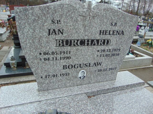 Bogusław Burchard 1951 Zabrze Kończyce - Grobonet - Wyszukiwarka osób pochowanych