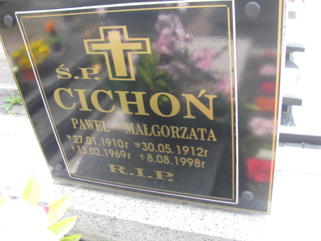 Małgorzata Cichoń 1912 Zabrze Kończyce - Grobonet - Wyszukiwarka osób pochowanych
