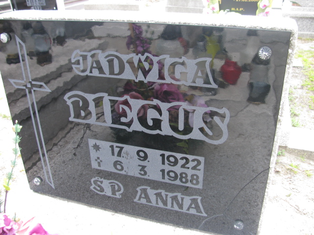 Anna Biegus 1917 Zabrze Kończyce - Grobonet - Wyszukiwarka osób pochowanych