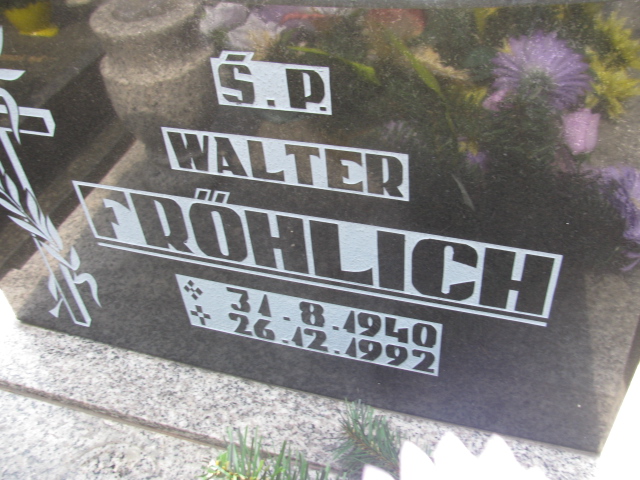Walter Frohlich 1940 Zabrze Kończyce - Grobonet - Wyszukiwarka osób pochowanych