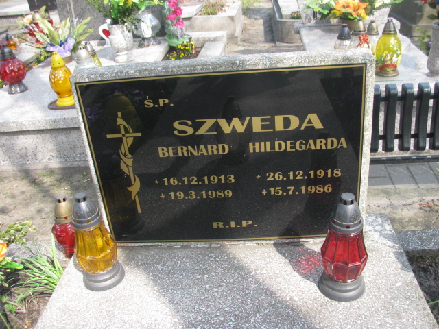 Hildegarda Szweda 1918 Zabrze Kończyce - Grobonet - Wyszukiwarka osób pochowanych