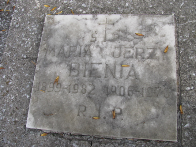 Jerzy Bienia 1906 Zabrze Kończyce - Grobonet - Wyszukiwarka osób pochowanych