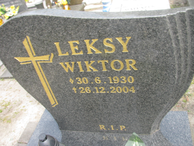 Wiktor Leksy 1930 Zabrze Kończyce - Grobonet - Wyszukiwarka osób pochowanych